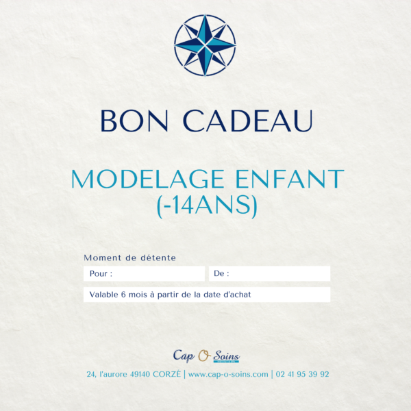 Modelage enfant (-14ans)